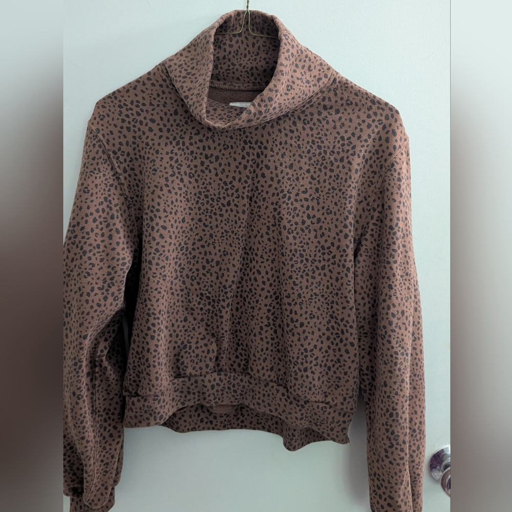 Abercrombie & Fitch Brown Cowl Neck Sweater